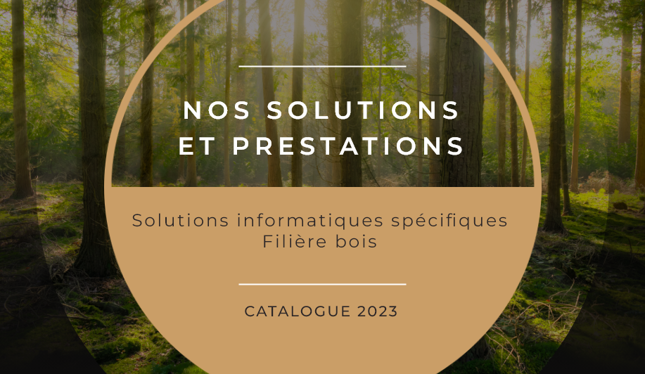 Couverture du catalogue des solutions et prestations 2023